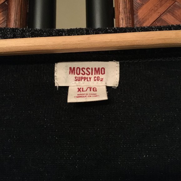 Grungewear Wide Neck Cotton Blend Marled Sweater - Picture 5 of 5